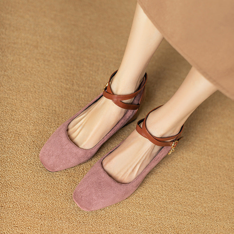 Avira™ Suede Slingback Heels