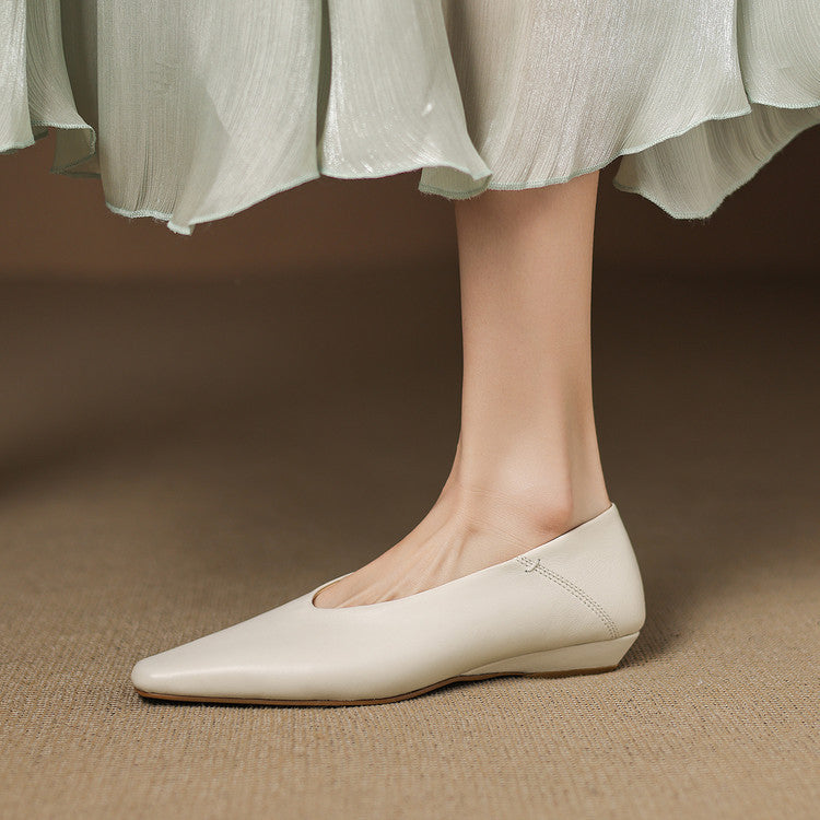 Emor™ Genuine Leather Flats