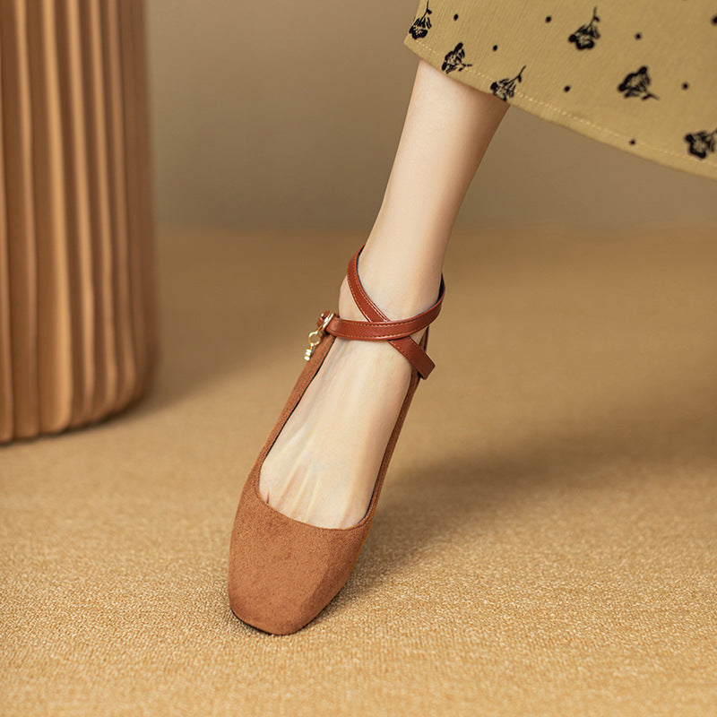 Avira™ Suede Slingback Heels