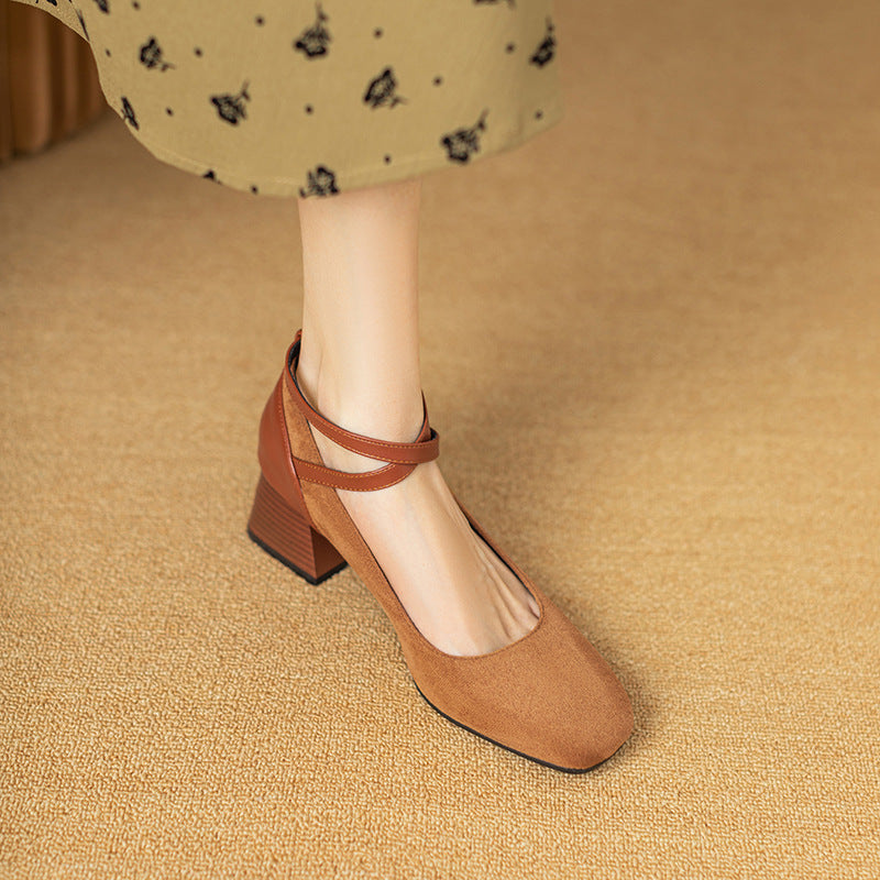 Avira™ Suede Slingback Heels