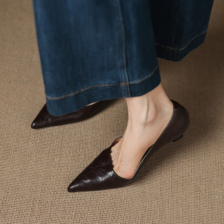 Elisoria™ Low-Heel Pointed Toe Pumps