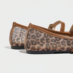 Mary Jane™ Leopard-Print Mesh Flats