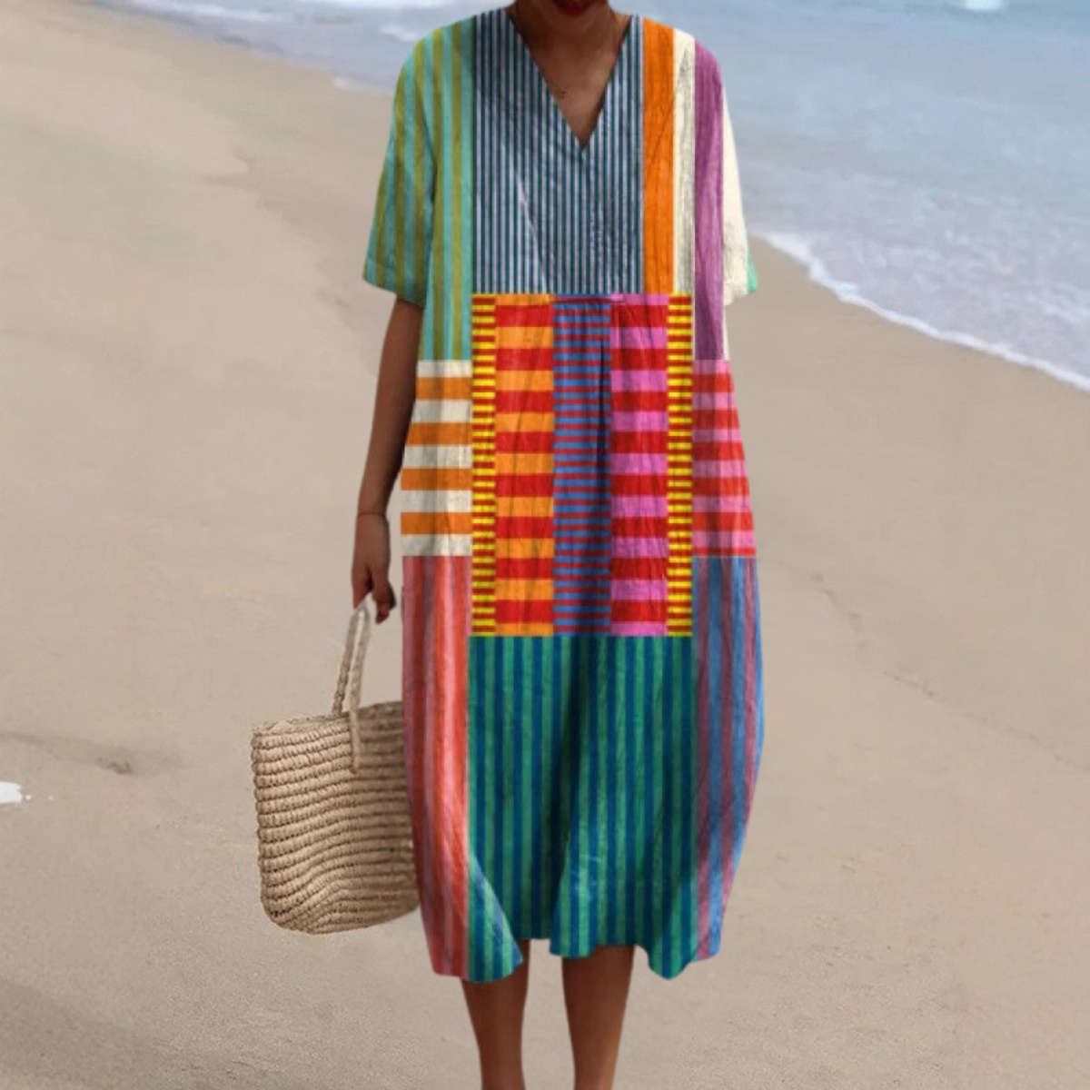Alira™ | Multicolour Summer Dress
