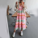 Annalise | Comfortable Boho Midi Dress