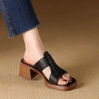 Luna™ Open-Toe Block-Heel Slide Sandals