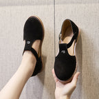 Margot™ Retro Leather Flats Sandals