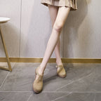 Margot™ Retro Leather Flats Sandals