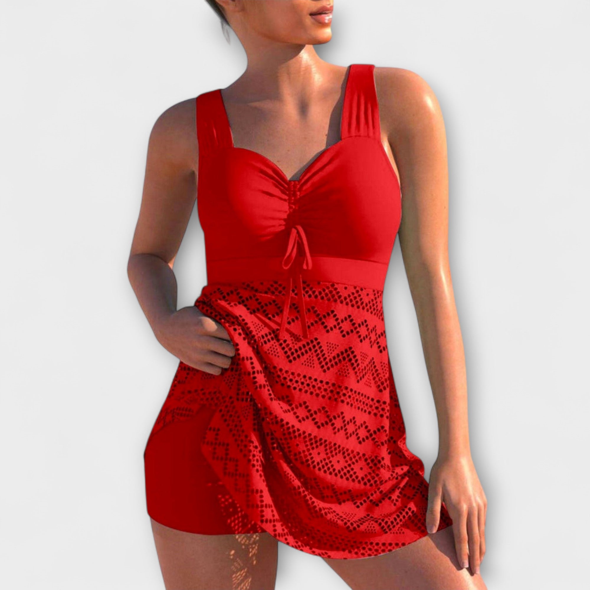 Isabella | Two-Piece Swimsuit Set with Skirt