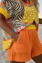 Norellia – Short Summer Jumpsuit with Dots