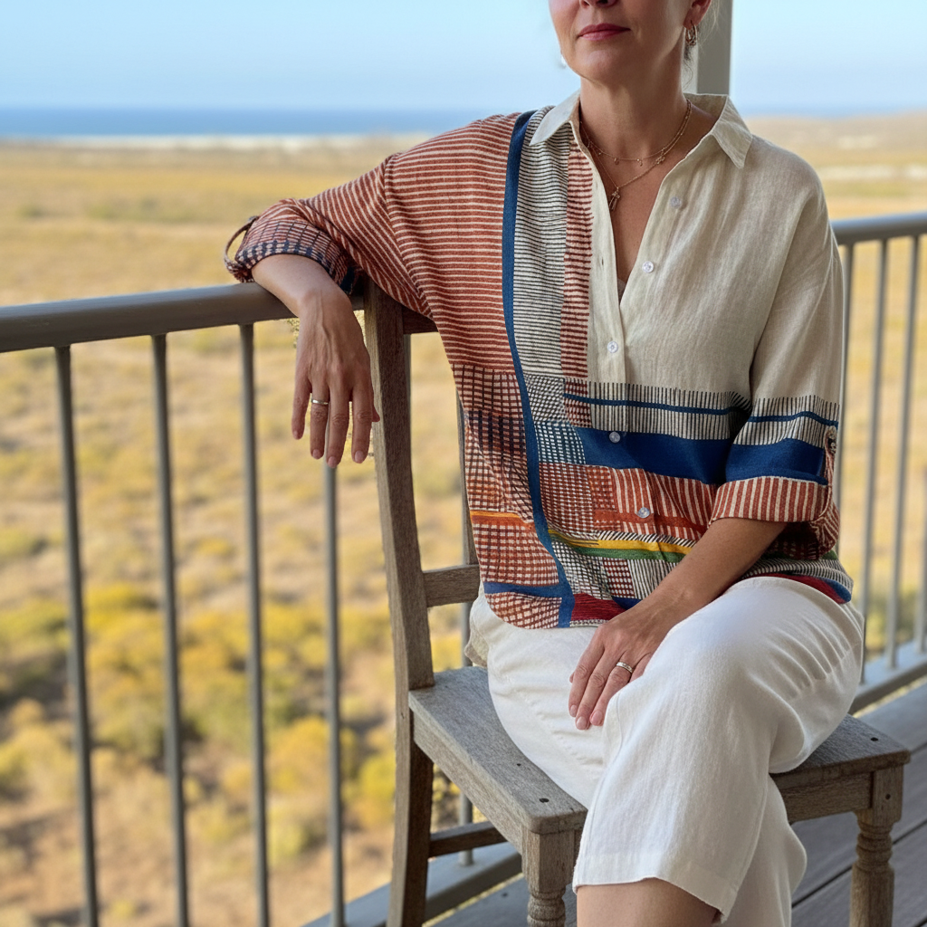 Freyja™ | Artistic Pattern Blouse