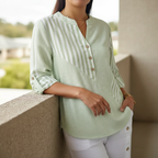 Jenny™ - Striped Linen-cotton Summer Top