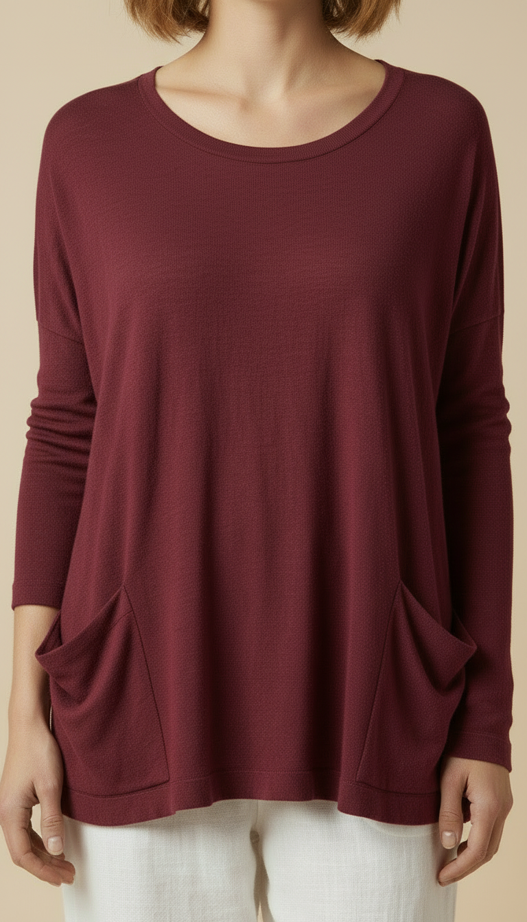 Sierra™ - Relaxed Fit Long Sleeve Top