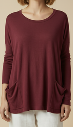 Sierra™ - Relaxed Fit Long Sleeve Top