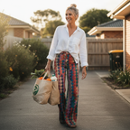 Livia™ - Boho Colourful Pattern Trousers