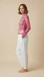 Ravena™ Printed Mesh Long-Sleeve Top