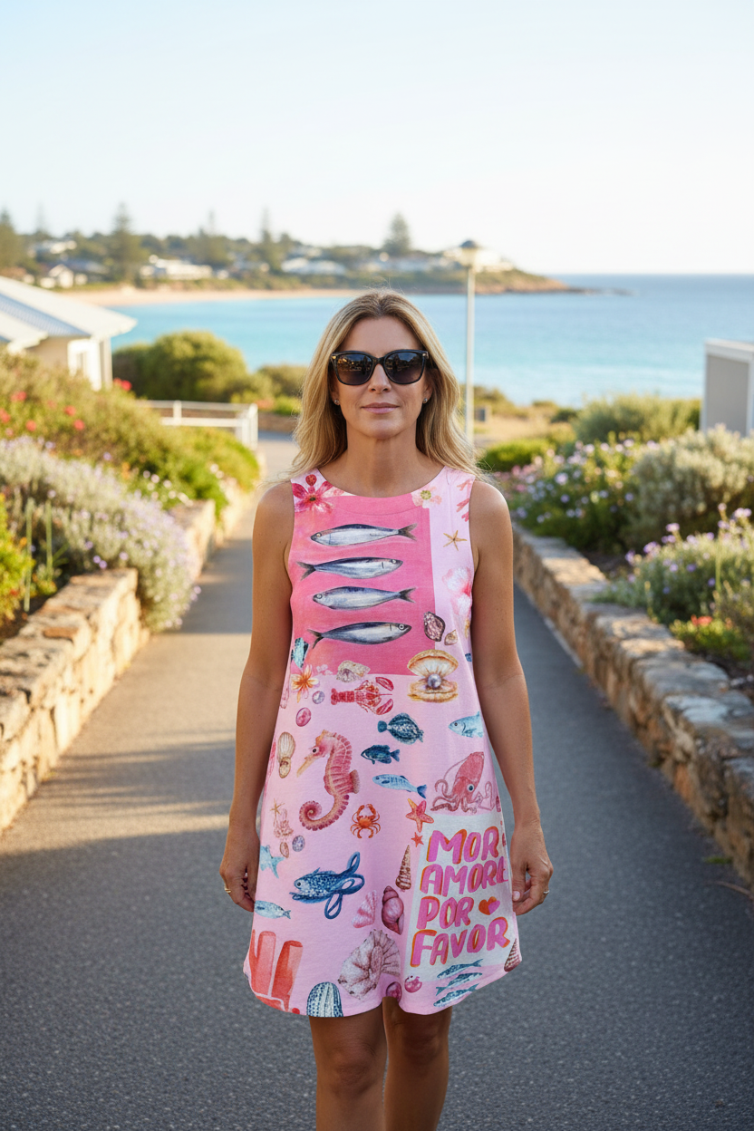 Mirava Linen Mini Dress