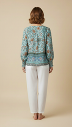 Elowen™ Bohemian Floral Blouse