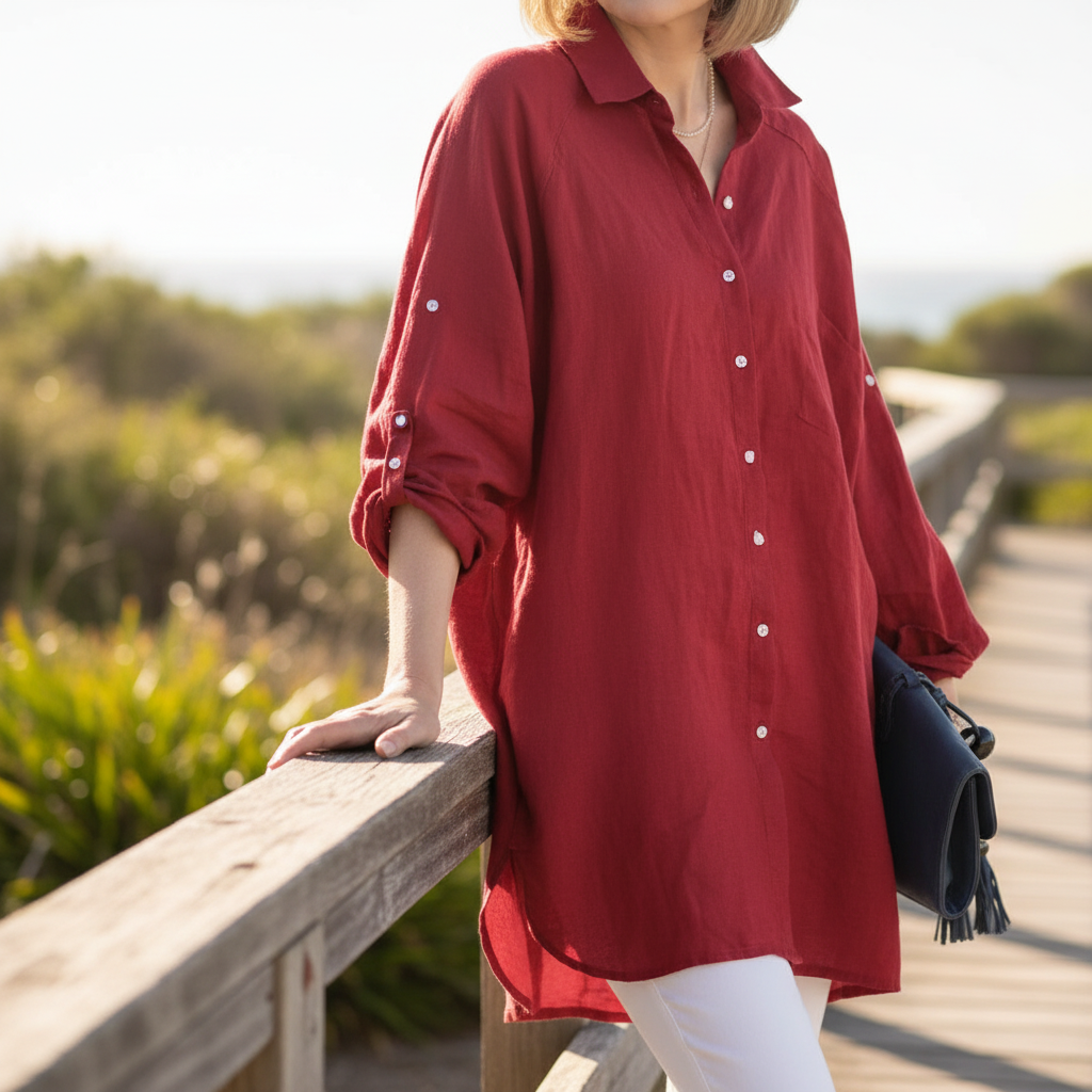 Wena™ Oversized Linen Shirt