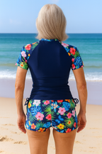 Julia Short-Sleeve Tankini Set