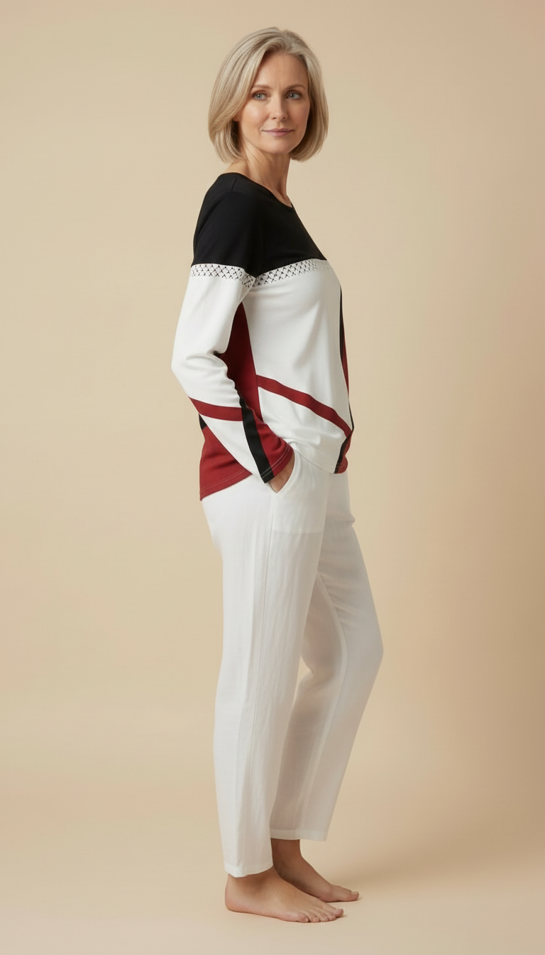 Clara™ - Relaxed Fit Top With Striking Design