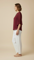 Celeste™ - Chic Layered Blouse
