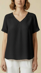 Vanya™ – Elegant V-neck Summer Top