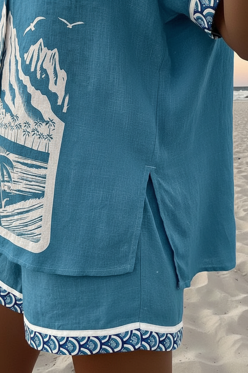 Virina - Short Summer Suit Mount Fuji