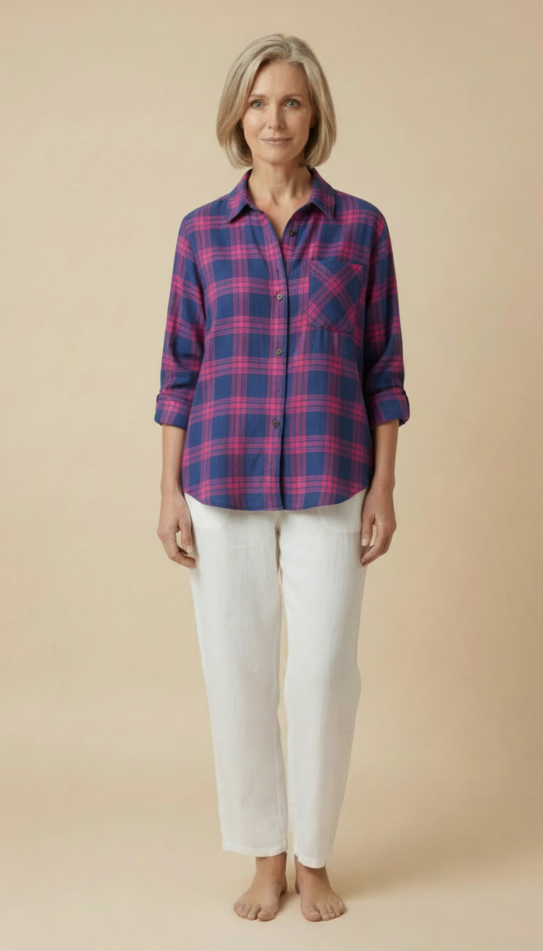 Wren™ - Relaxed Fit Womens Shirt With Elegance