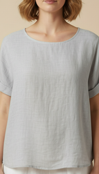 Casia™ - Minimalist Relaxed Blouse