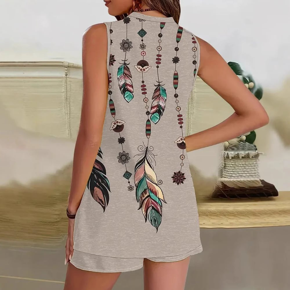 Vilma™ – Boho Feather Lounge Set