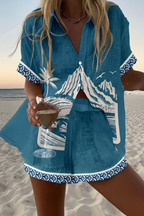 Virina - Short Summer Suit Mount Fuji