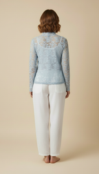 Amaris™ Sheer Embroidered Lace Top