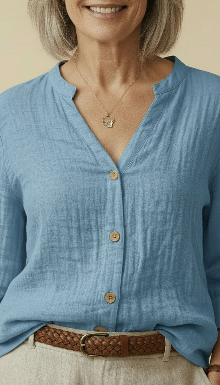 Fayo™ - Breezy Day V-neck Top