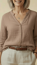 Fayo™ - Breezy Day V-neck Top