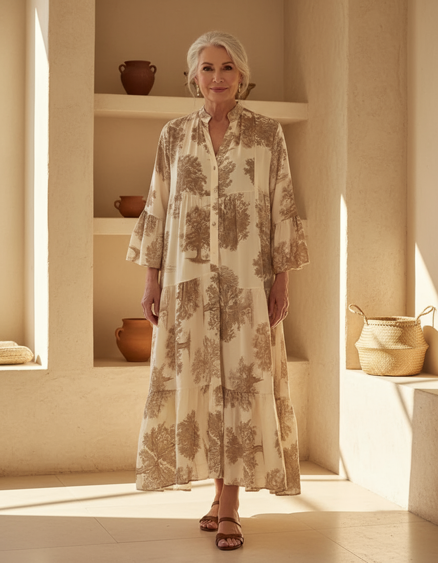 Serene | Long Flowy Elegant Dress