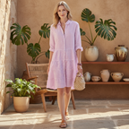 Adelina | Striped Breezy Summer Dress