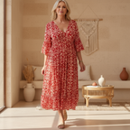 Nerida | Boho Everyday Print Dress