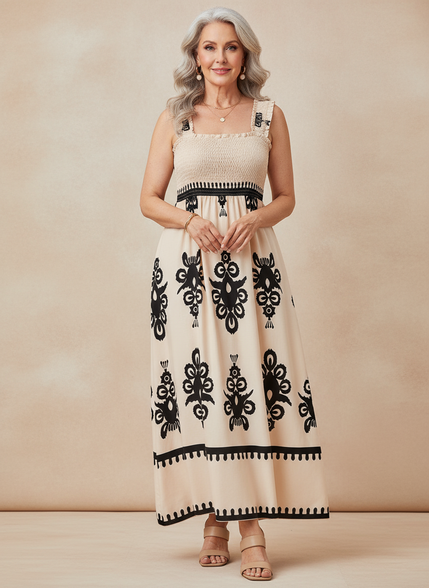 Tahlia | Relaxed Bohemian Maxi Dress