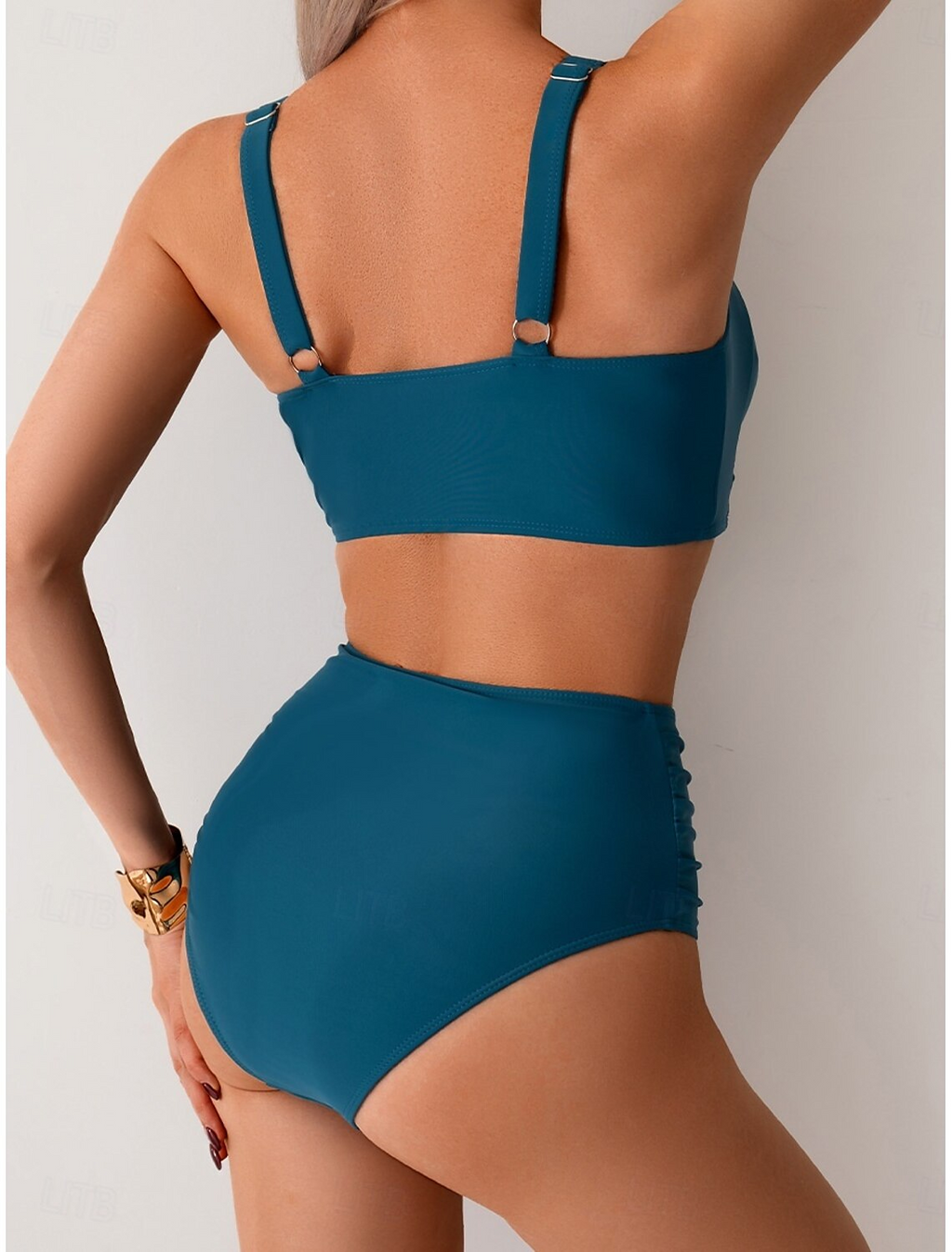 Nicole | Ruched Fabric Bikini