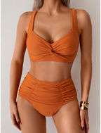 Shirley | Ruched Fabric Bikini